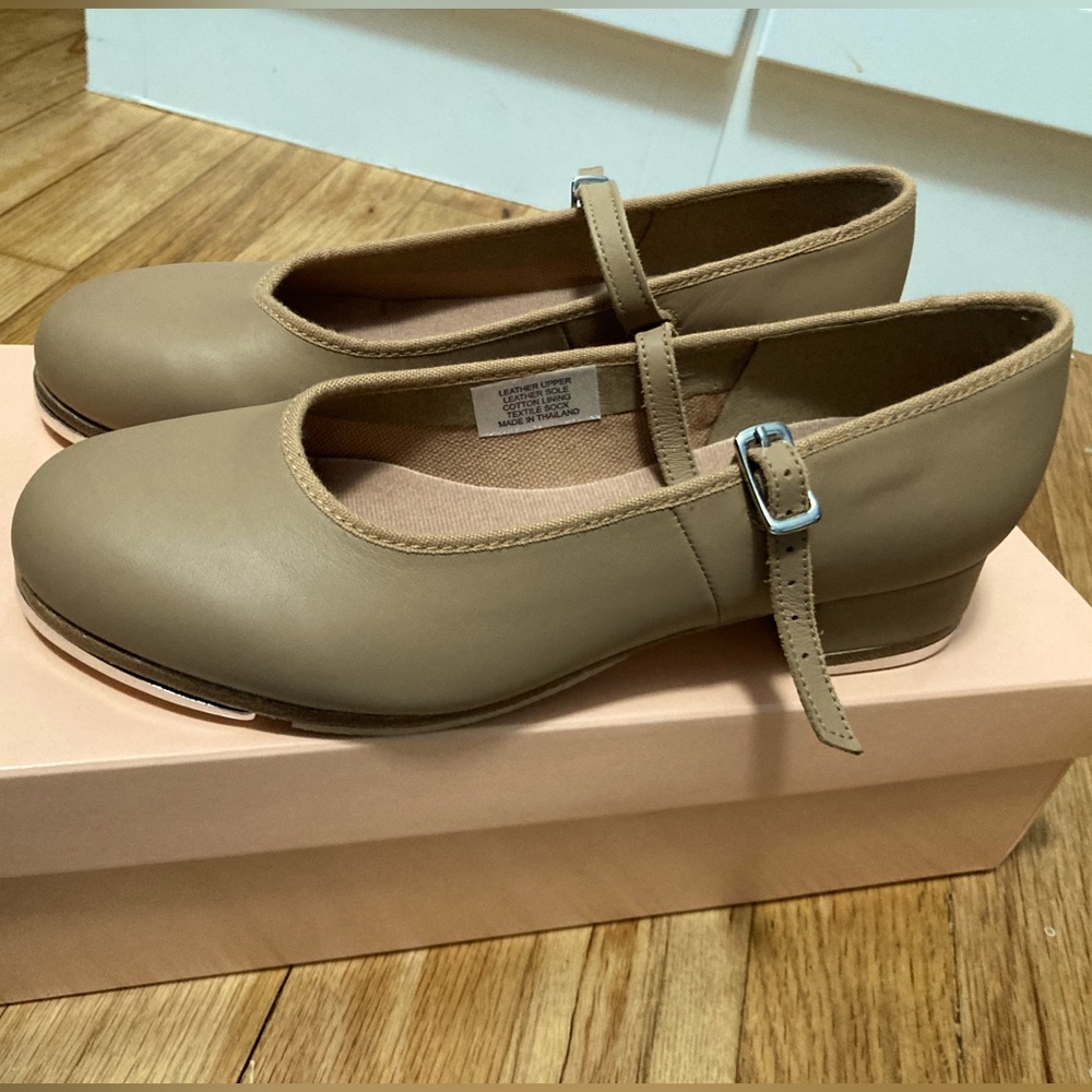 Bloch Tap On Tan Tap Shoes Youth 6, New Never Worn